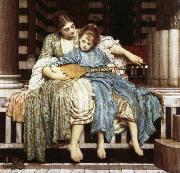 Lord Frederic Leighton The Muisc Lesson oil on canvas